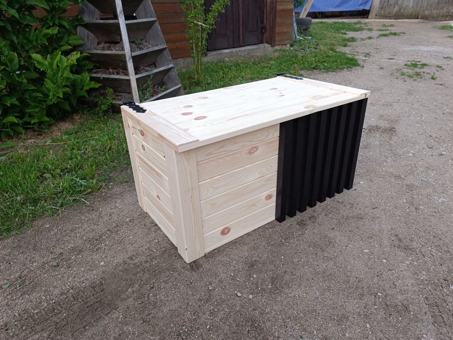 Skrzynia drewniana lamele