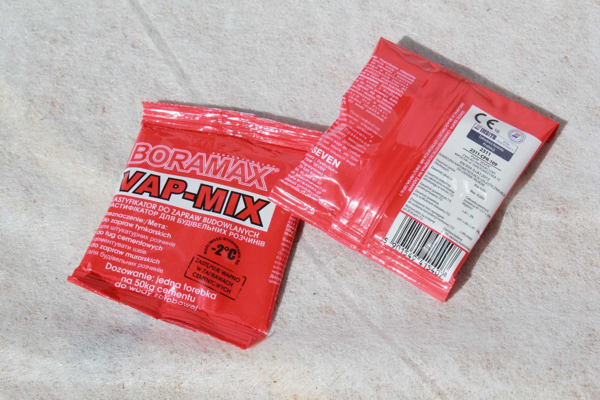 Пластифікатор для будівельних розчинів VAP-MIX BORAMAX