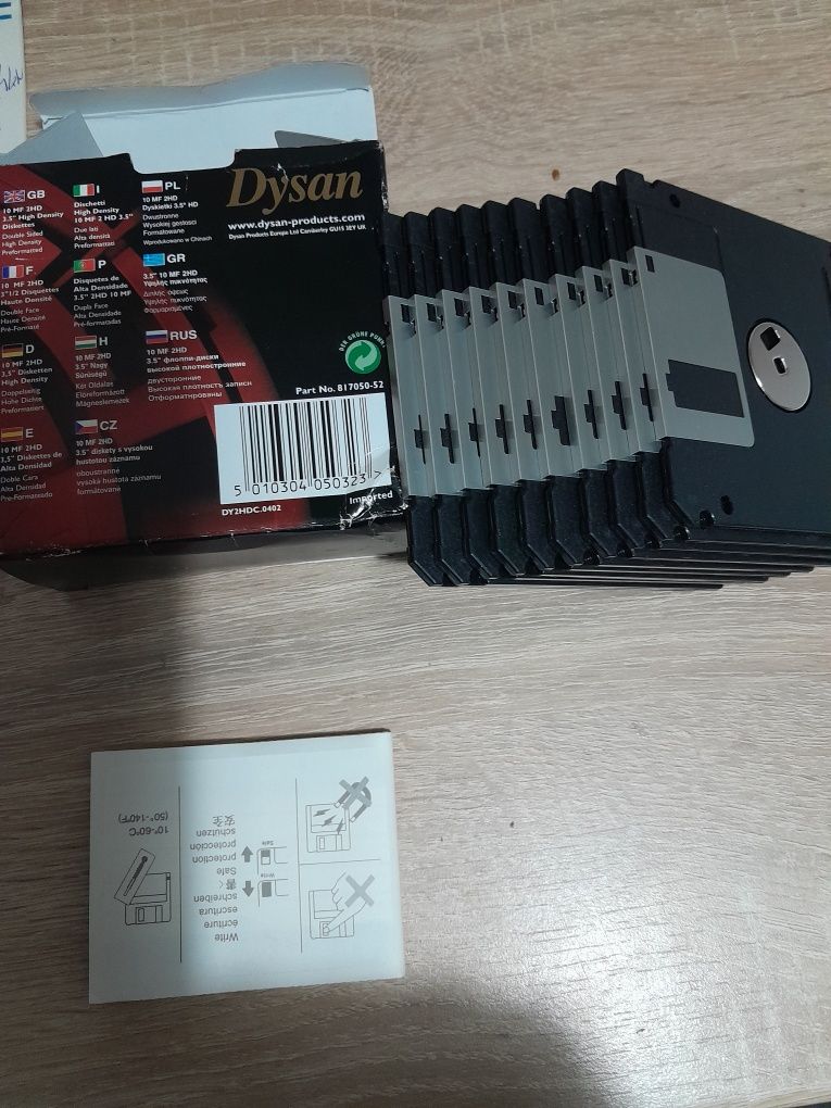 Dyskietki 10MF 2HD dyskietki 3,5HD