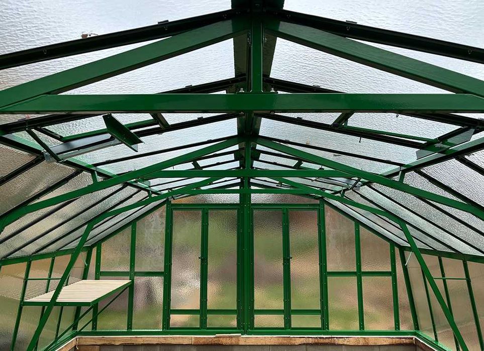 Szklarnia stalowa ogrodowa 4,9x6m Superszklarnie Szklarnia 6x4,90m