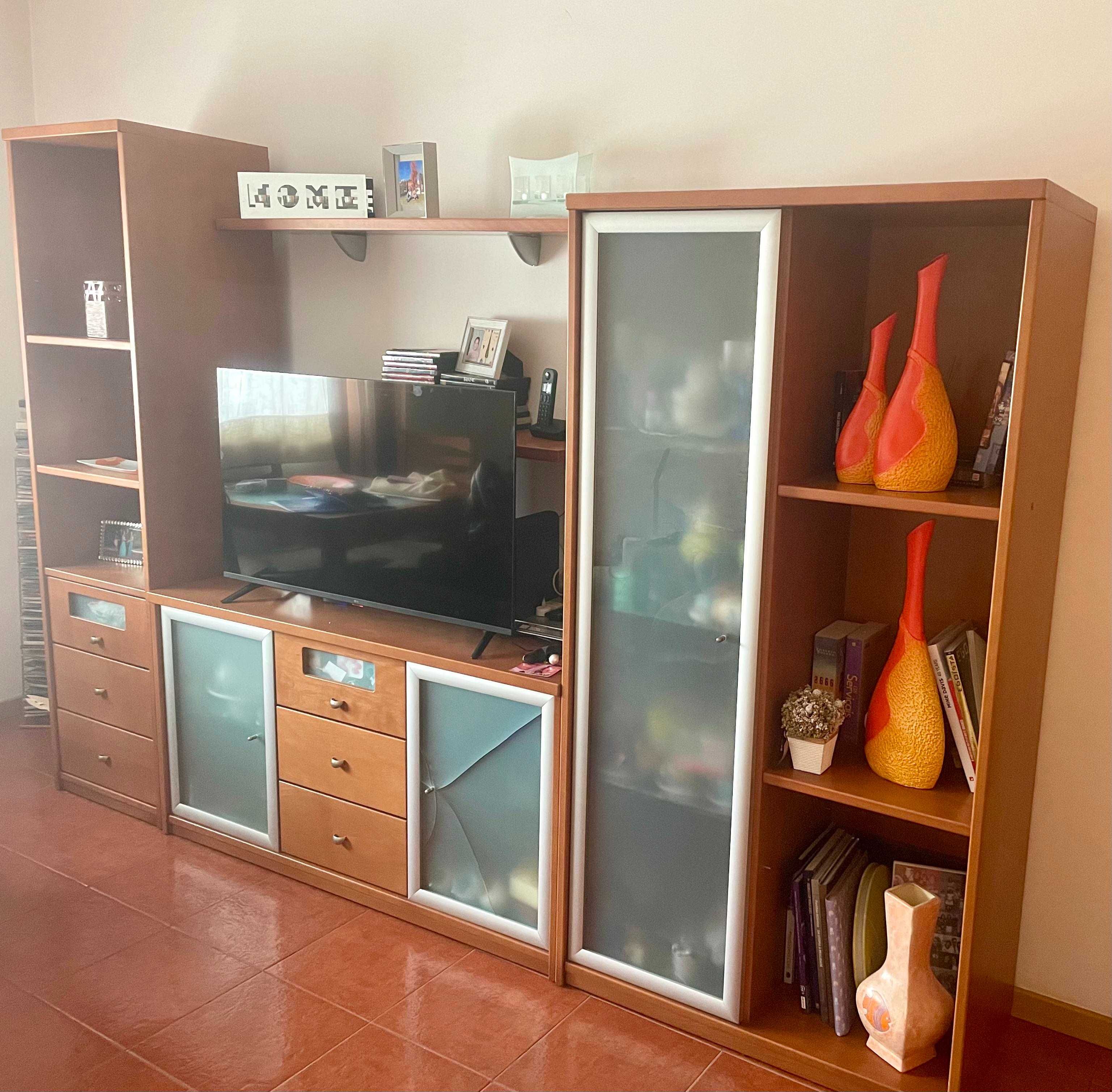 Sala de estar completa + aparador em cerejeira