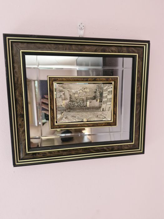 Piękna płaskorzeźba Silver 925