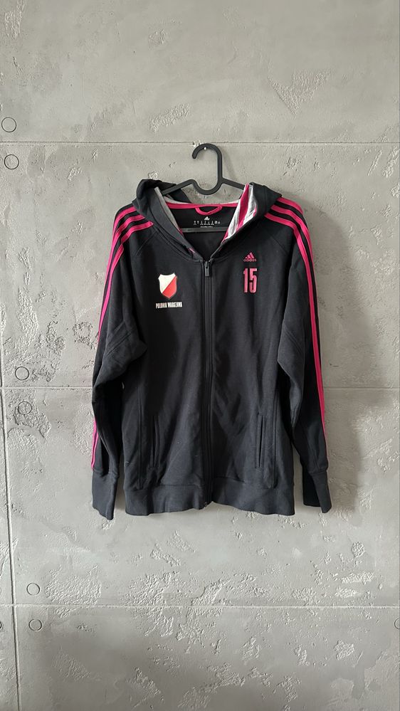 Bluza czarna Adidas 38 / M Polonia Warszawa