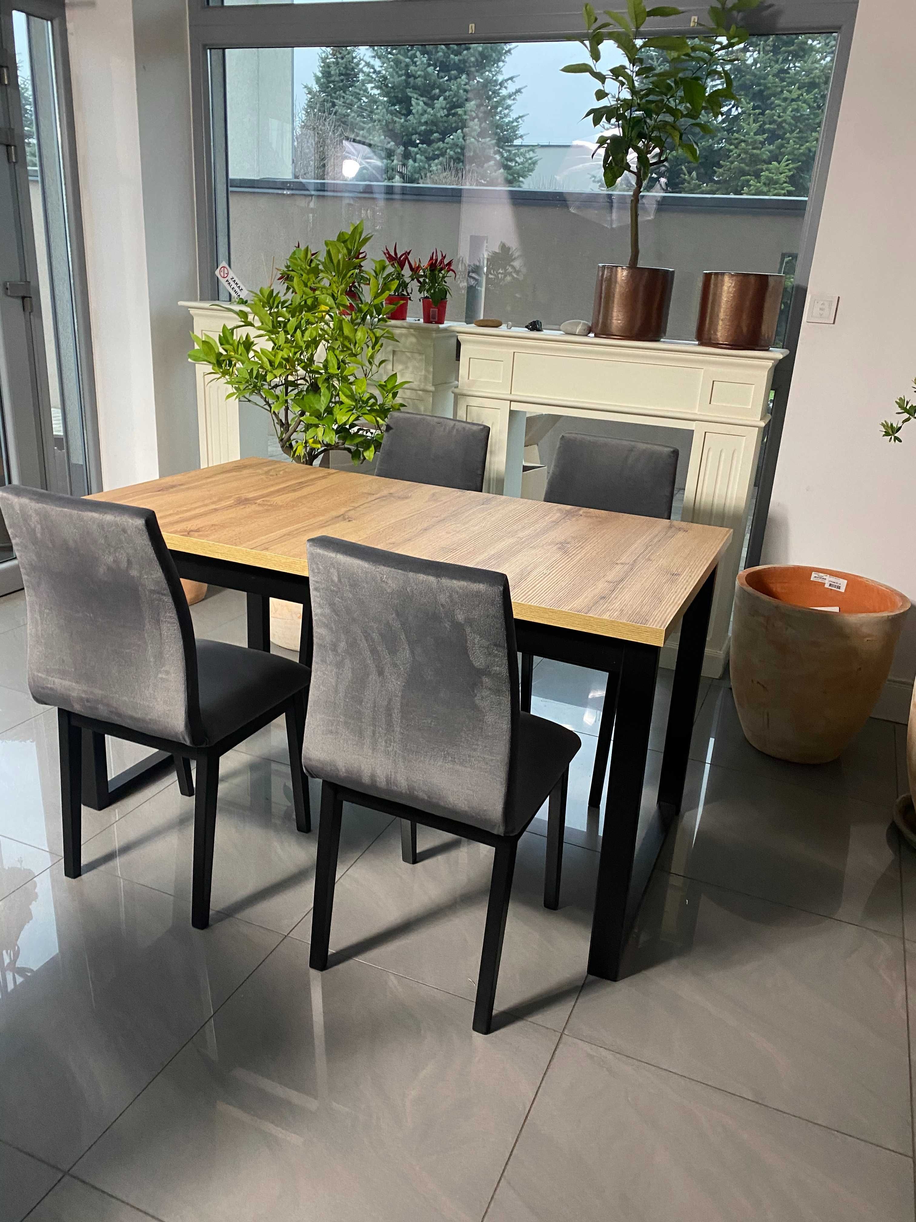 Stół LOFT + 4 krzesła