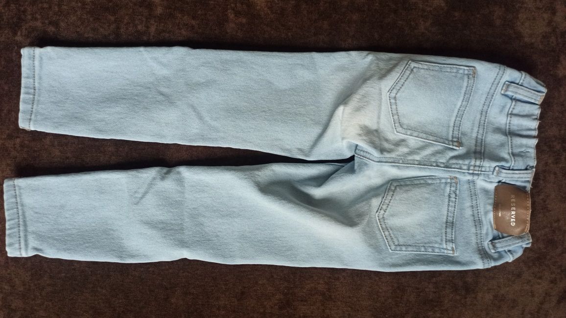 Jeans dziewczęce firmy Reserved rozm. 110 cm
