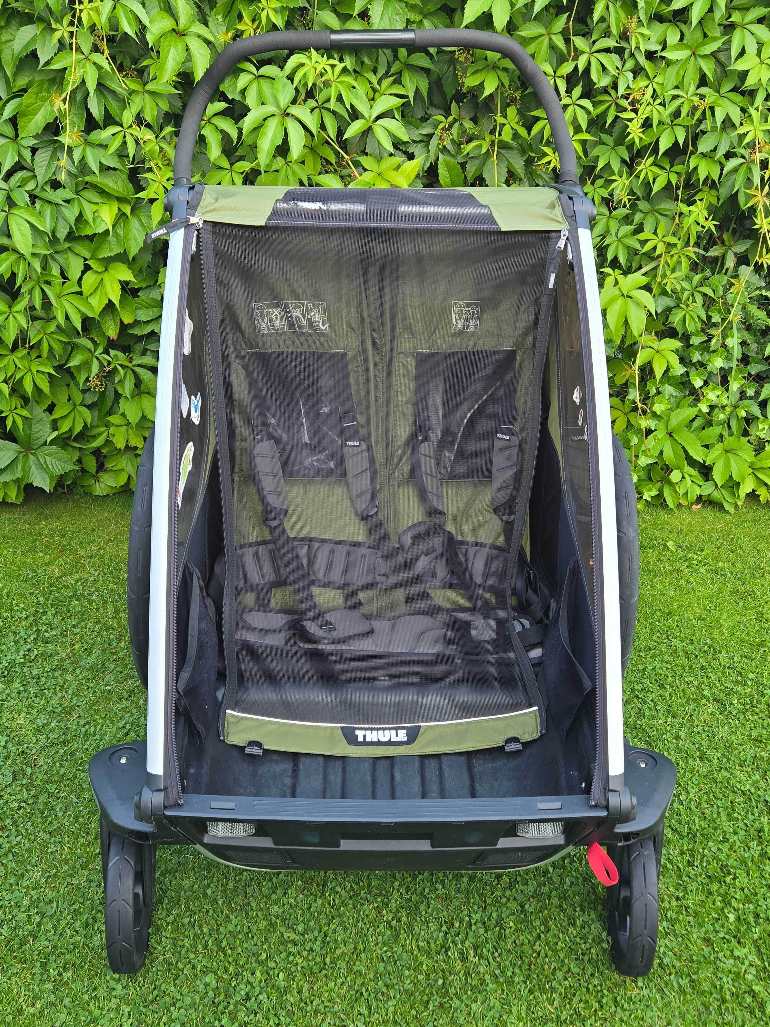 THULE Chariot Cab 2 - przyczepka rowerowa, wózek do roweru 2w1