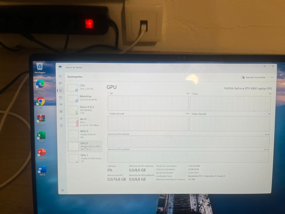 ASUS ROG Zephyrus G16 Ulta7/16Gb/RTX4060/240Hz 2k **TROCO**