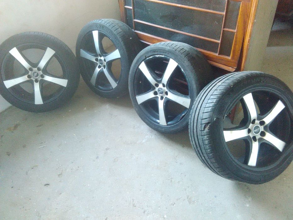 4 JANTES 17 + 1 Pneu Michelin como novo "NOVO PREÇO"