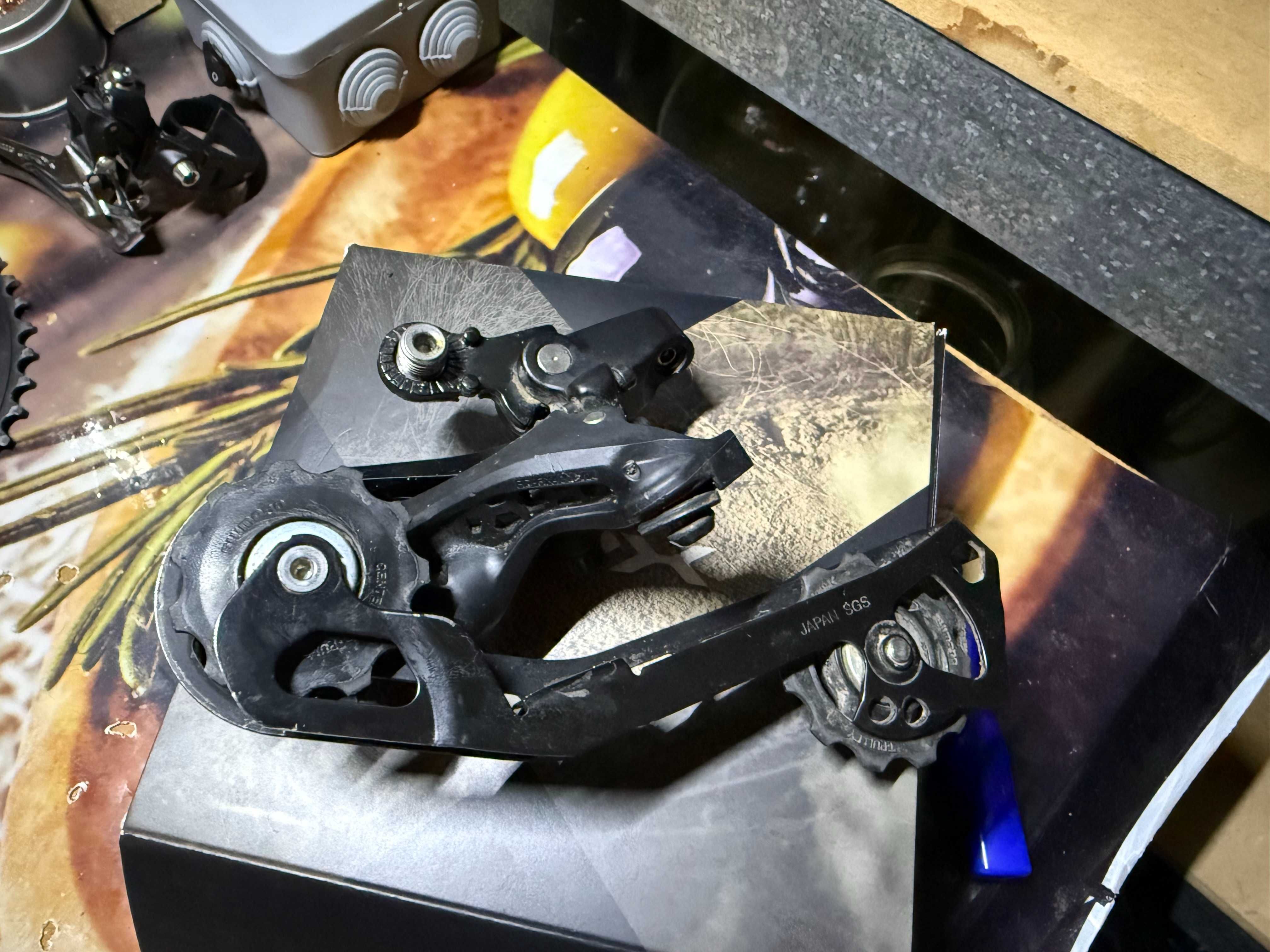 Перемикач задній Shimano GRX 400 RD-RX400, Shadow +, 10 швидкостей