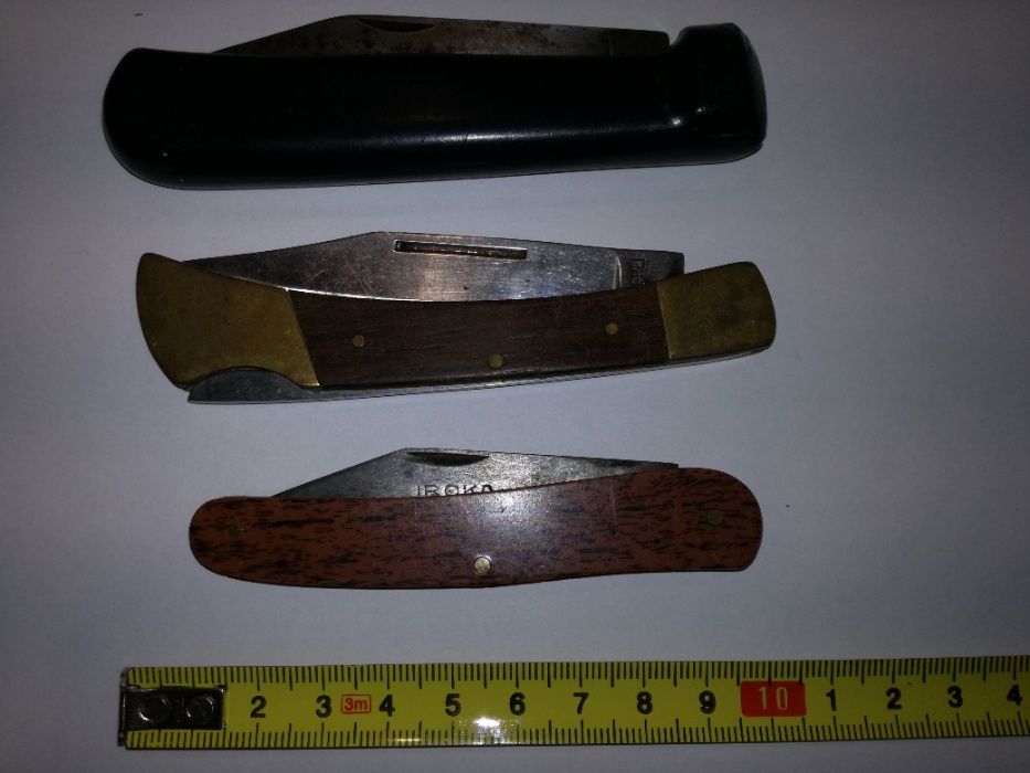 3 Canivetes Coleção- IR QKA, Rostfrei, Junk. Solingen-Preço.Conjunto