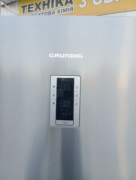 Холодильник Grundig No-Frost Ширина 70см нержавейка из Германии