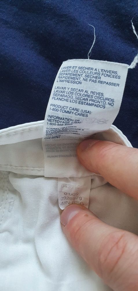 Białe spodnie Tommy Hilfiger M/L