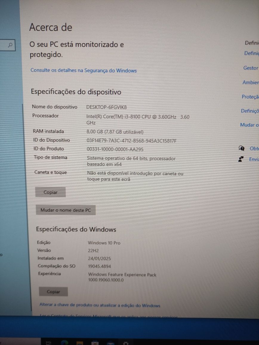 Computador Torre Intel