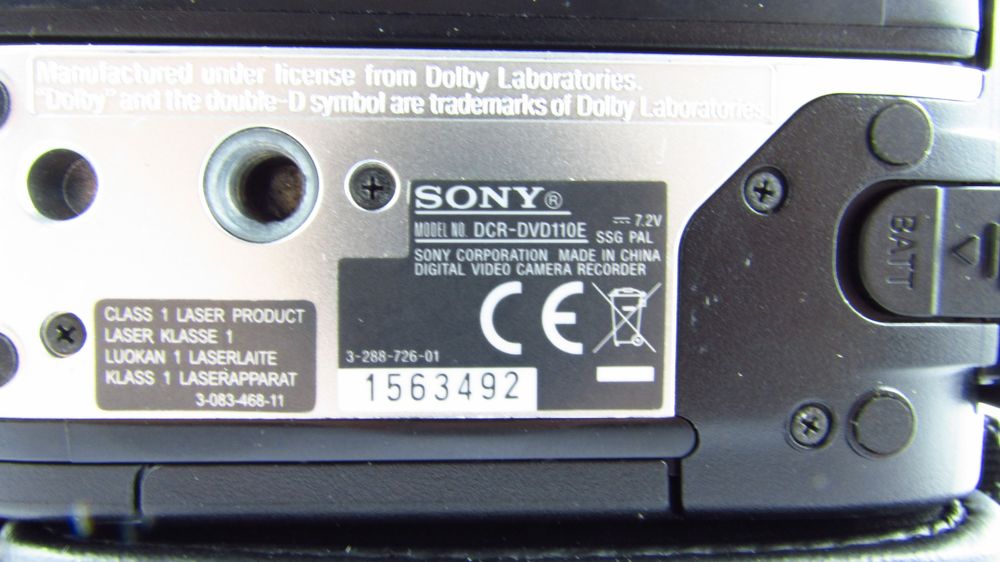 SONY - DCR-DVD110E Kamera cyfrowa