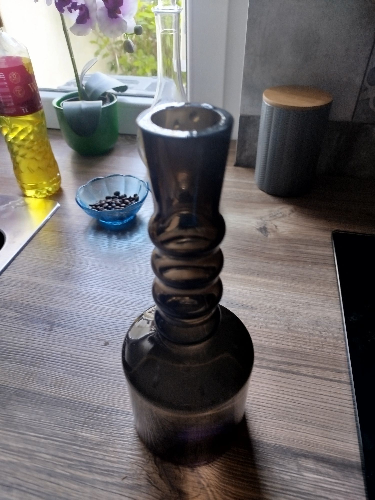 Szkło PRL. Karafka Horbowy, antyk