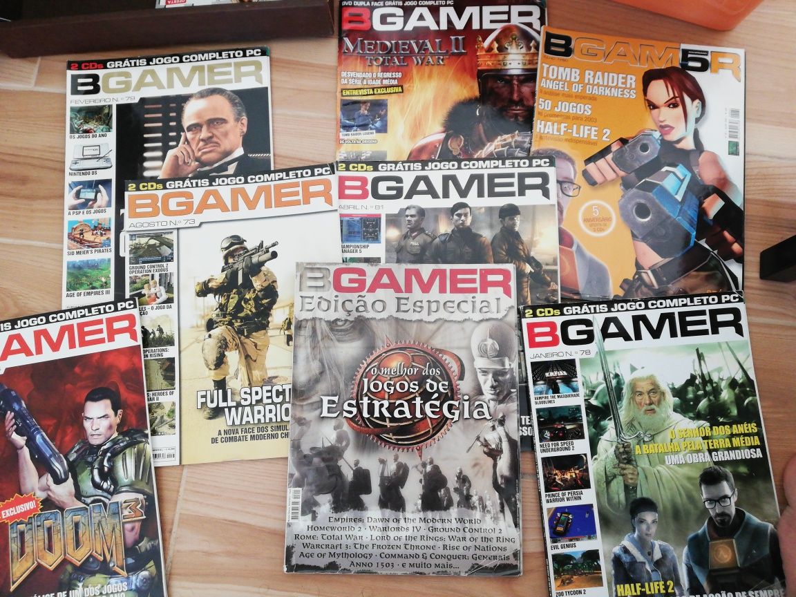 Revista B Gamer antigas