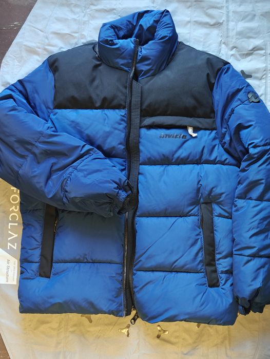 Nowa kurtka zimowa z kapturem Invicta Puffer M L 50 męska jak tnf vans