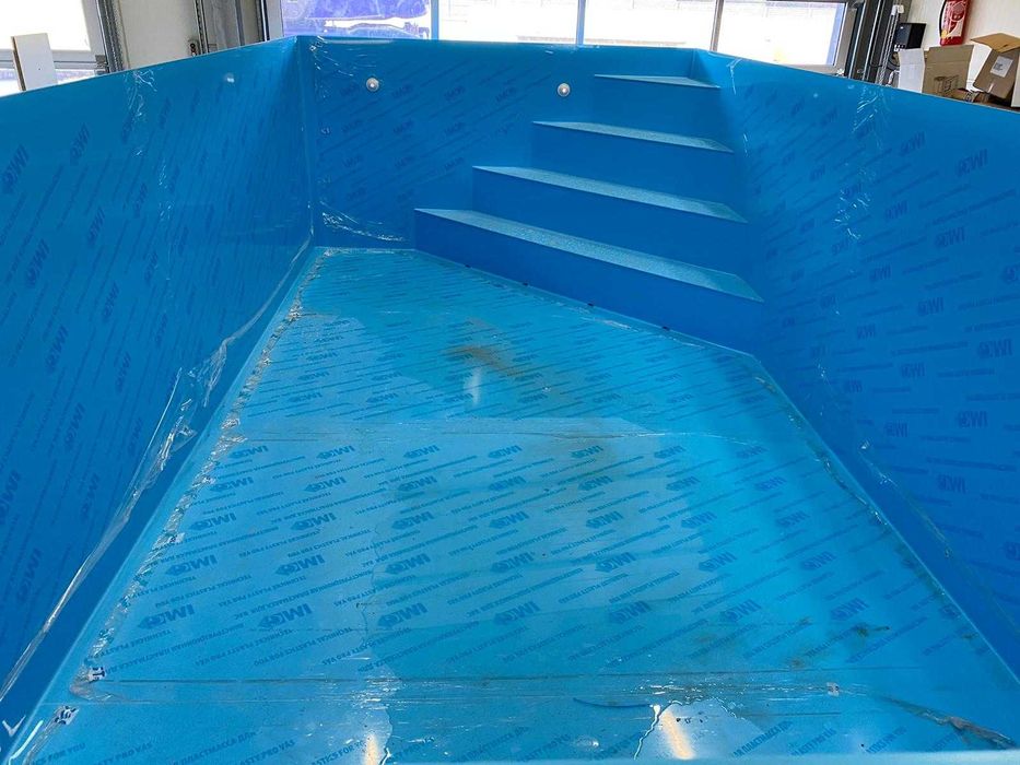 Polipropylenowy basen Mallorca 14x3.8x1.5m bezpośrednio od producenta