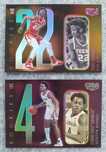 2 karty NBA College 2021-22 Gala Rookies Scottie Barnes Kai Jones Pink