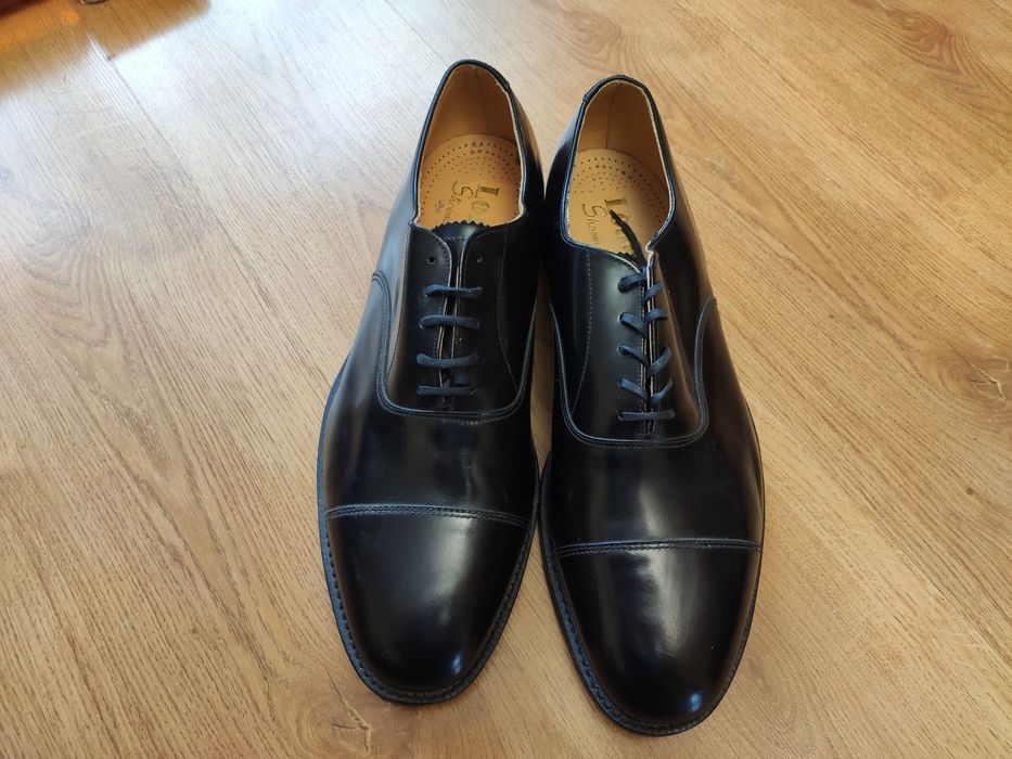 Шкіряні чоловічі туфлі оксфорди Loake Speke Goodyear welted р. 46