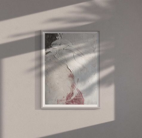 Obraz Abstrakcja akryl/tempera 100x70cm