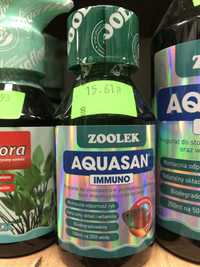Aqusan  zoolek immuno 100ml profilaktyka chorych ryb wspomaga leczenie