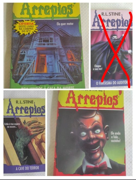 Livros Coleção Arrepios