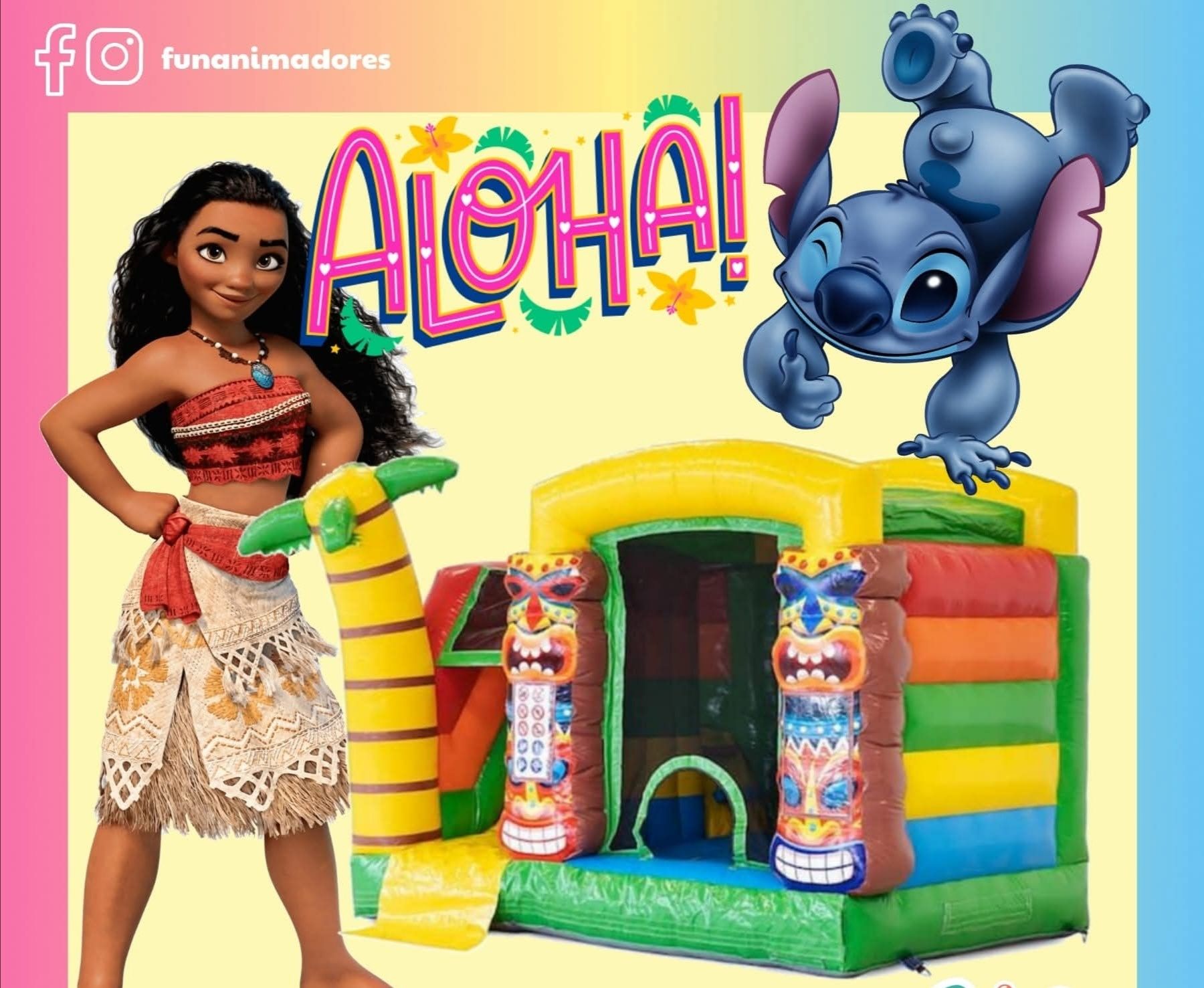 Insuflável com piscina