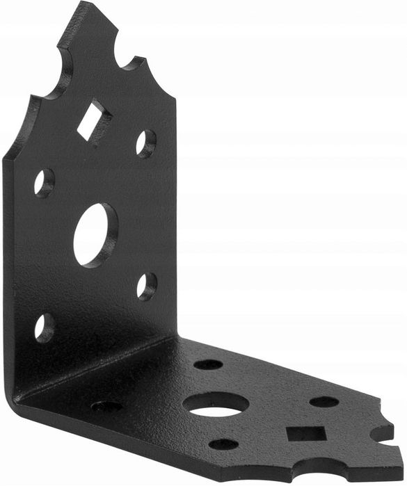 Kątownik ozdobny czarny  Łącznik 65X65X40