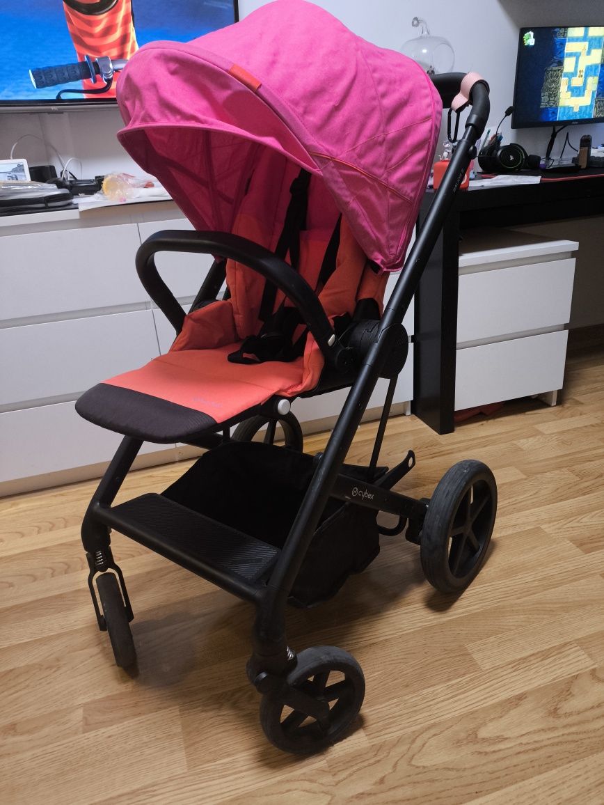 Cybex Balios S 2w1 różowo-czerwony