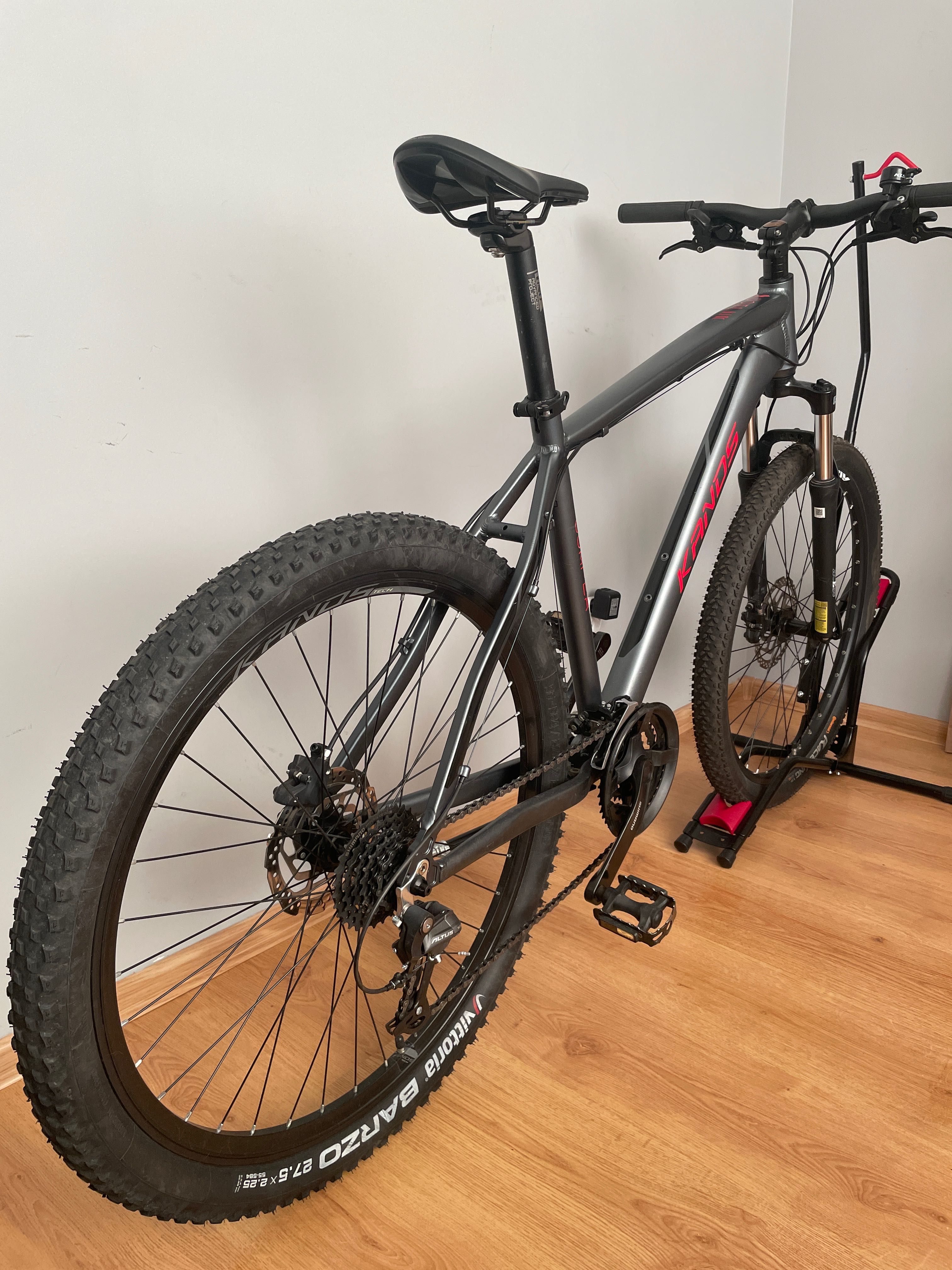 Rower MTB 27,5 Kands COMP- ER grafitowo-czerwony rama 20"