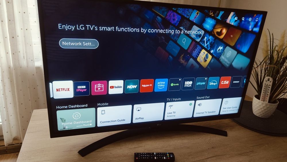 Smart tv 43cale LG z Wi-Fi, 4K, HDR, DVB-T2 hevc, REZERWACJA