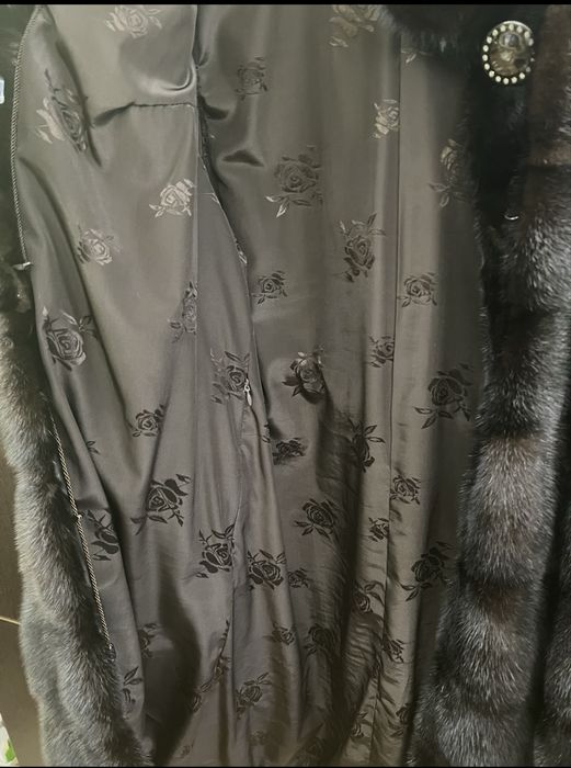 Норкова шуба натуральна