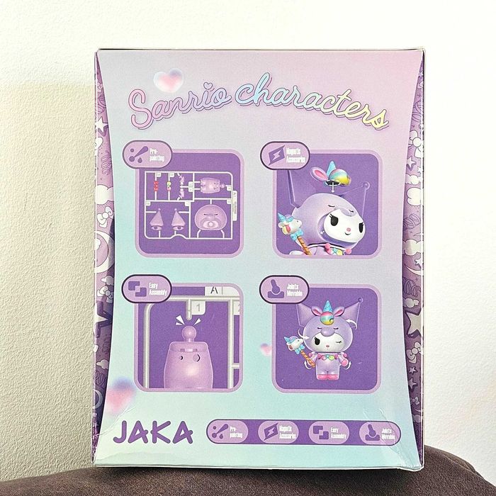 Montagem da série Sanrio Jaka unicórnio - Kuromi