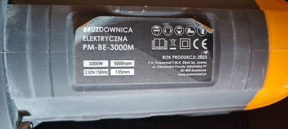 Bruzdownica 3000W PM-BE-3000M