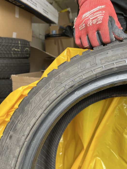 4 opony zimowe runflat 18” 245/45 100V Falken