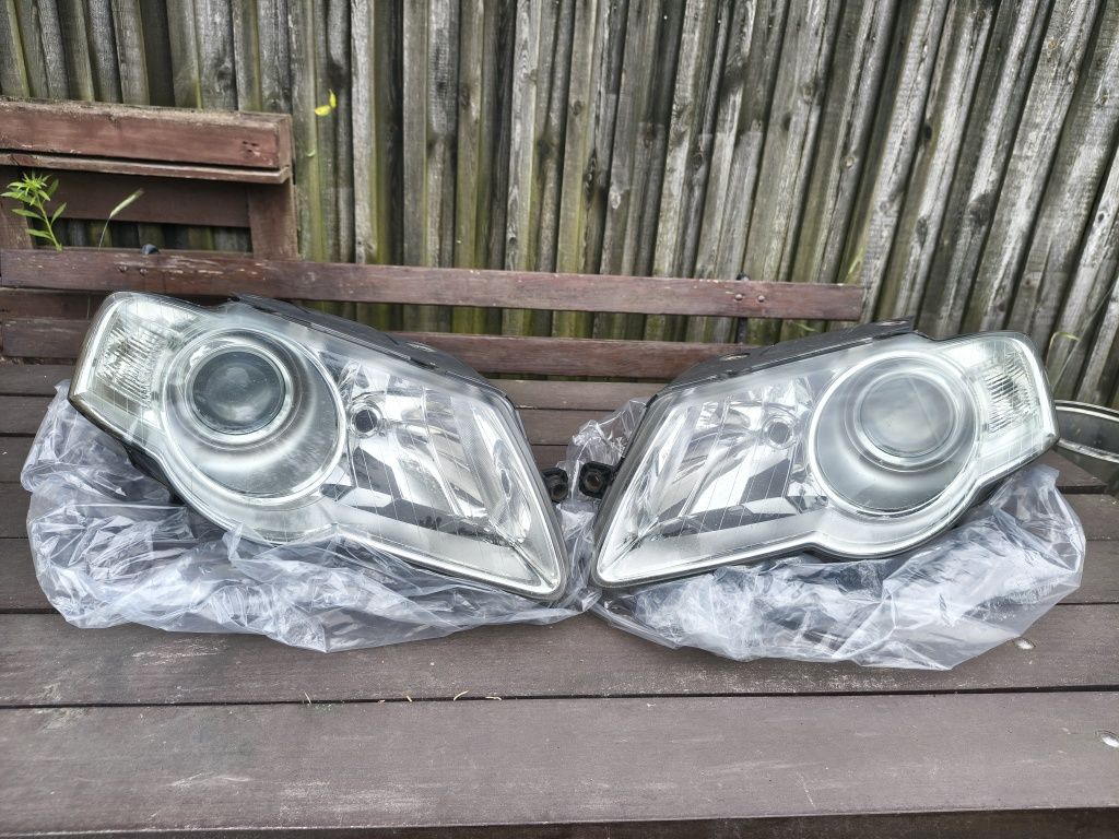 Lampy przód komplet Passat B6