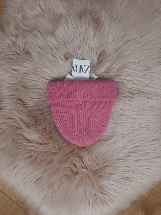 Зимова зимняя шапка шапочка для дівчинки девочки Zara