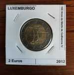 Moeda comemorativa de 2€ Luxemburgo 2012