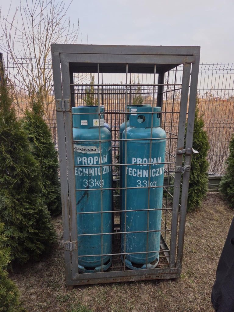 Klatka na butle gazowe