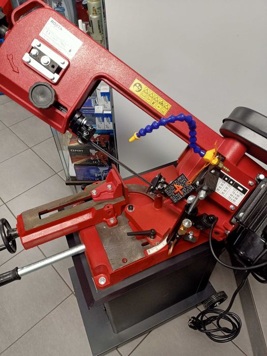 Przecinarka piła taśmowa do metalu z chłodzeniem skrętne ramie NOWA