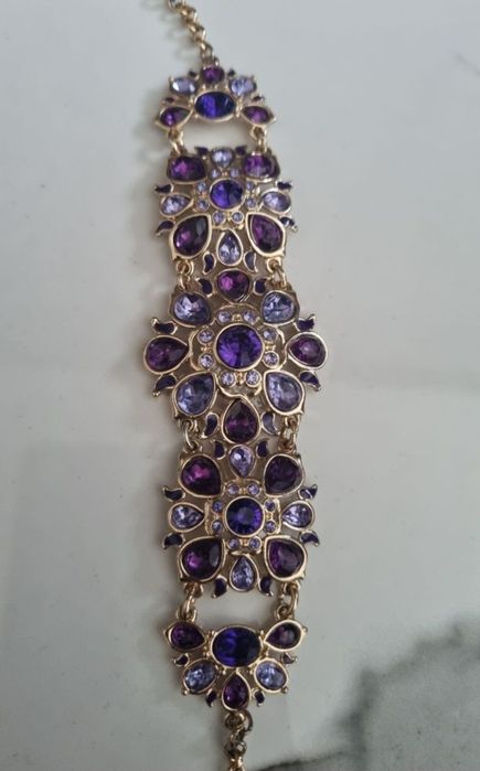 Piękna bransoletka  z kryształków