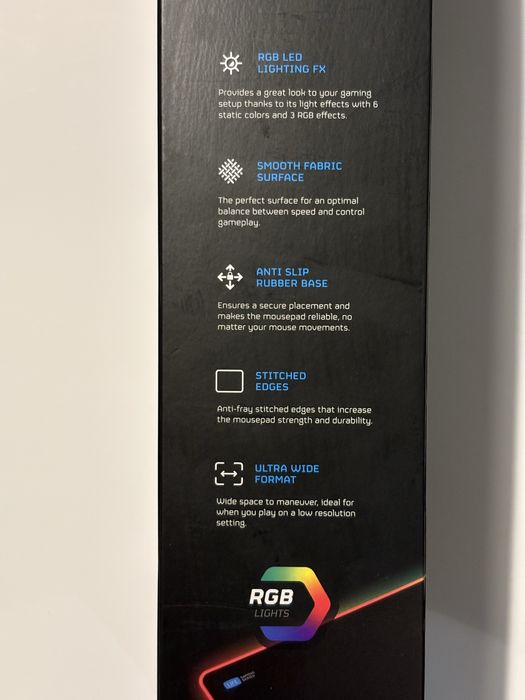 Tapete rato gaming 1Life GMP:SLIDE XL RGB