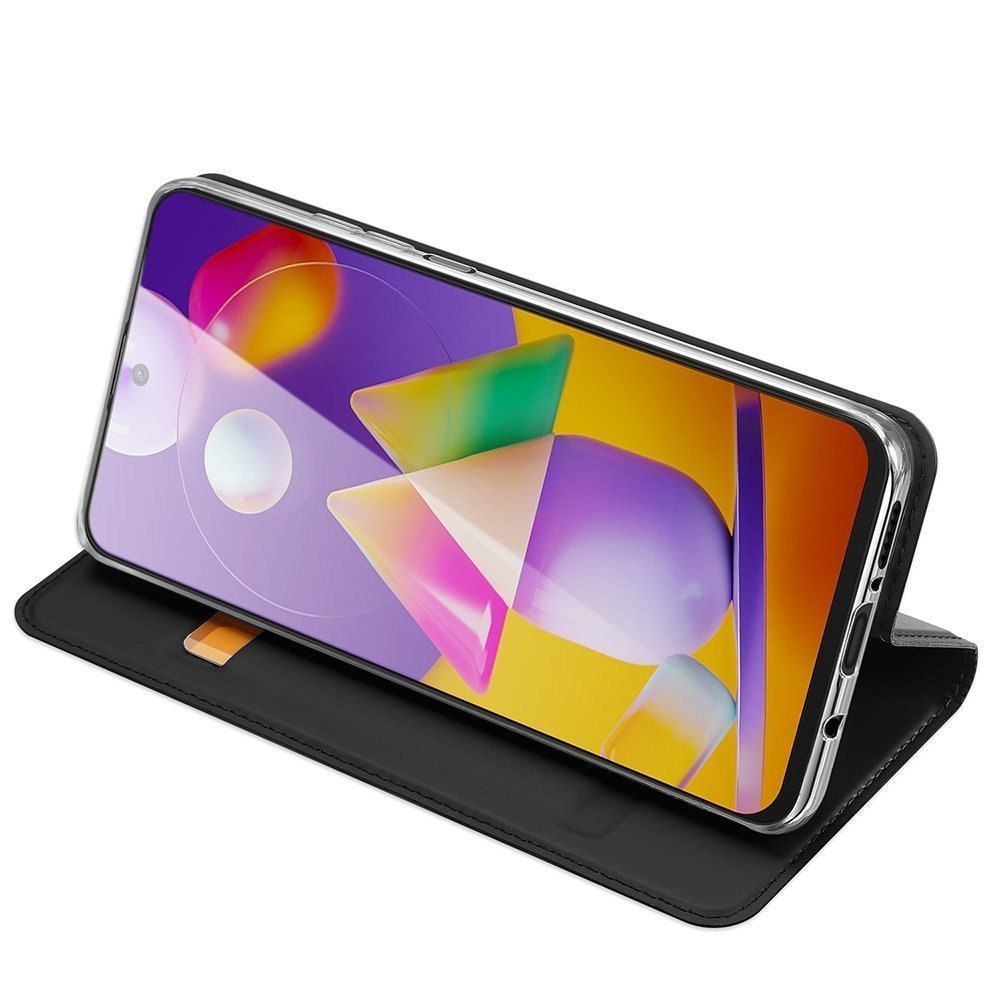 Etui Dux Ducis + Szkło Ochronne Pełne Do Samsung Galaxy M51