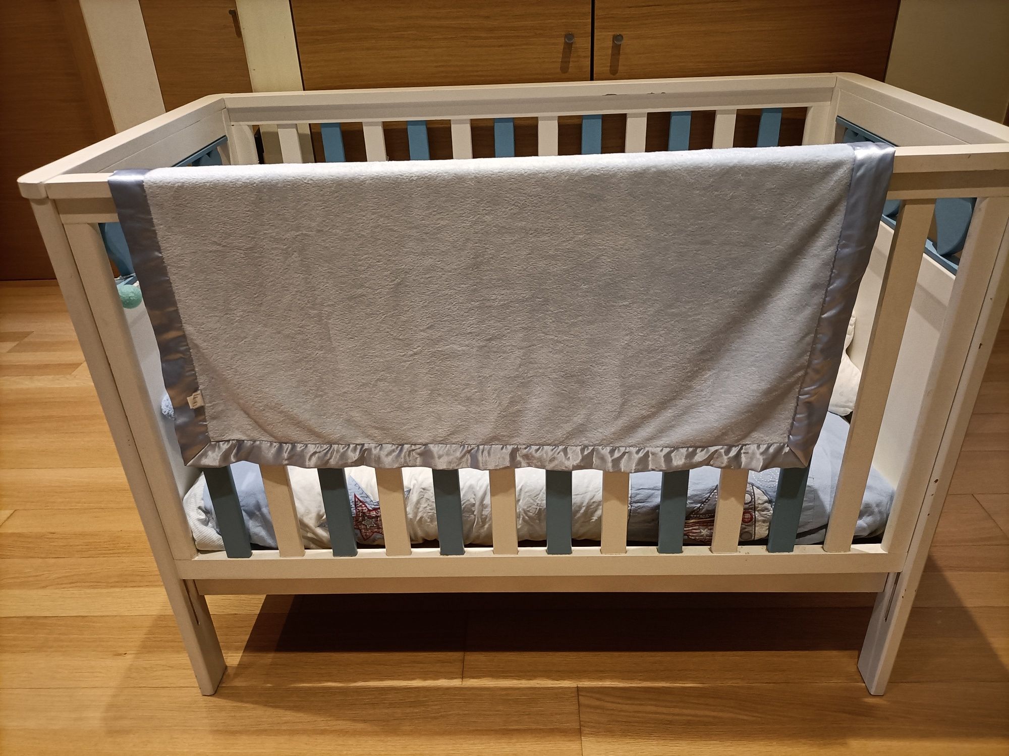 Cobertor azul berço de bebé da Zara Home home