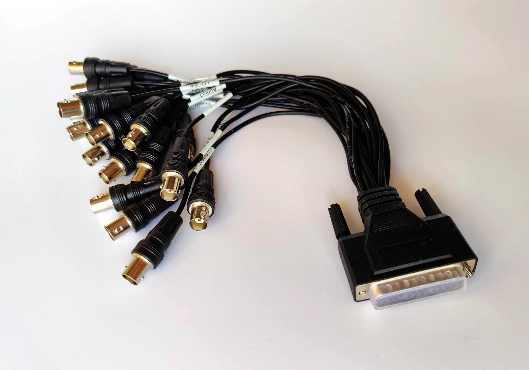 Kabel do rejestratora audio 21 x BNC adapter na DB25 Male