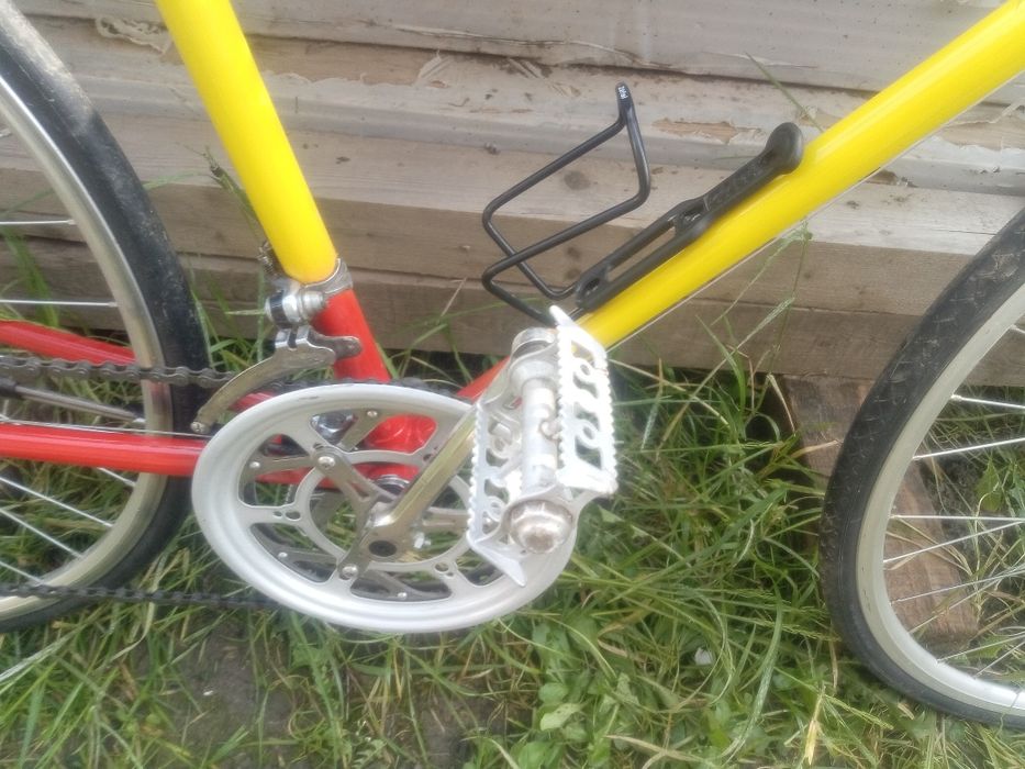 Rower szosowy retro kolarka po serwisie