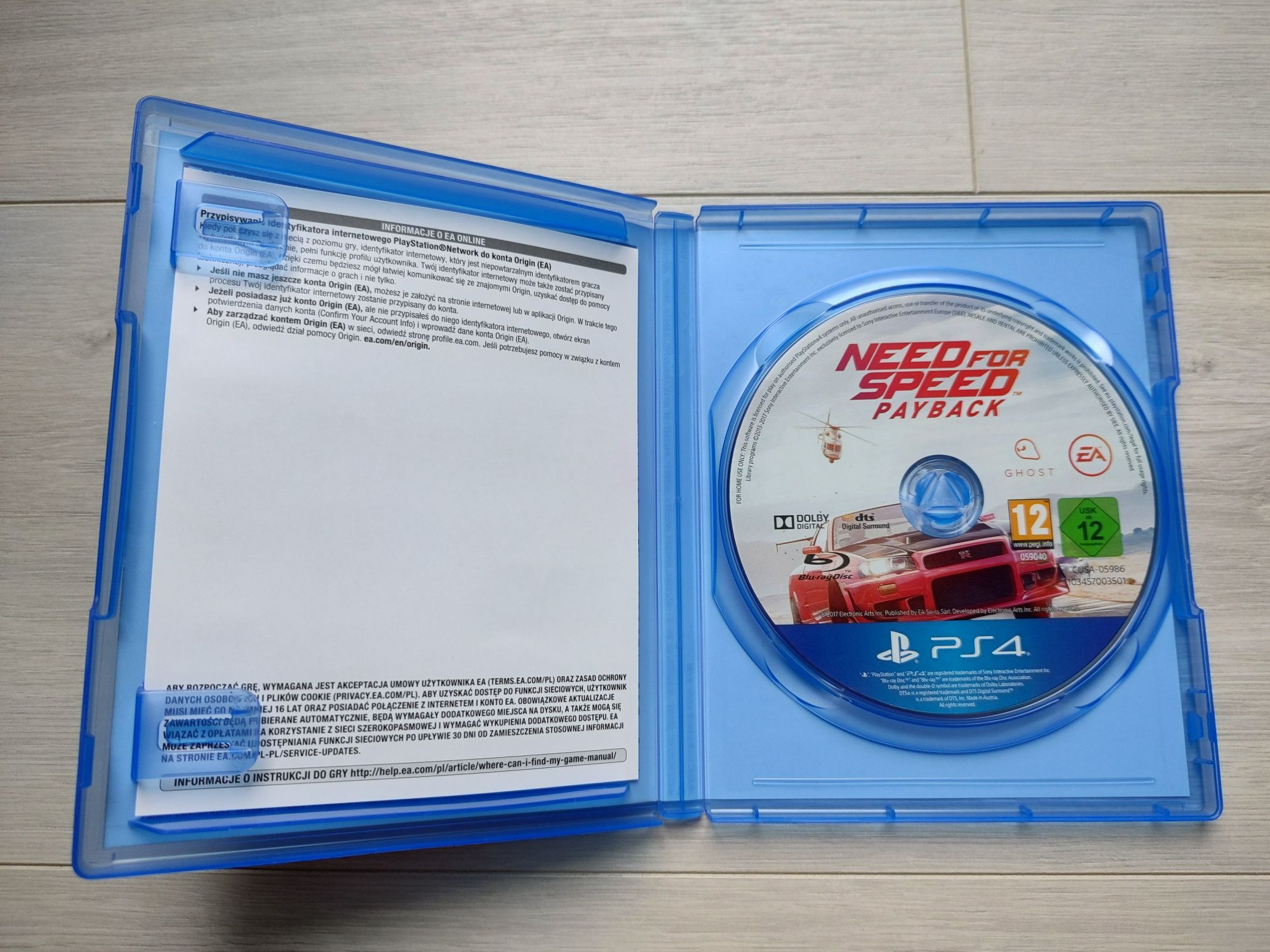 Need for speed Payback ps4
