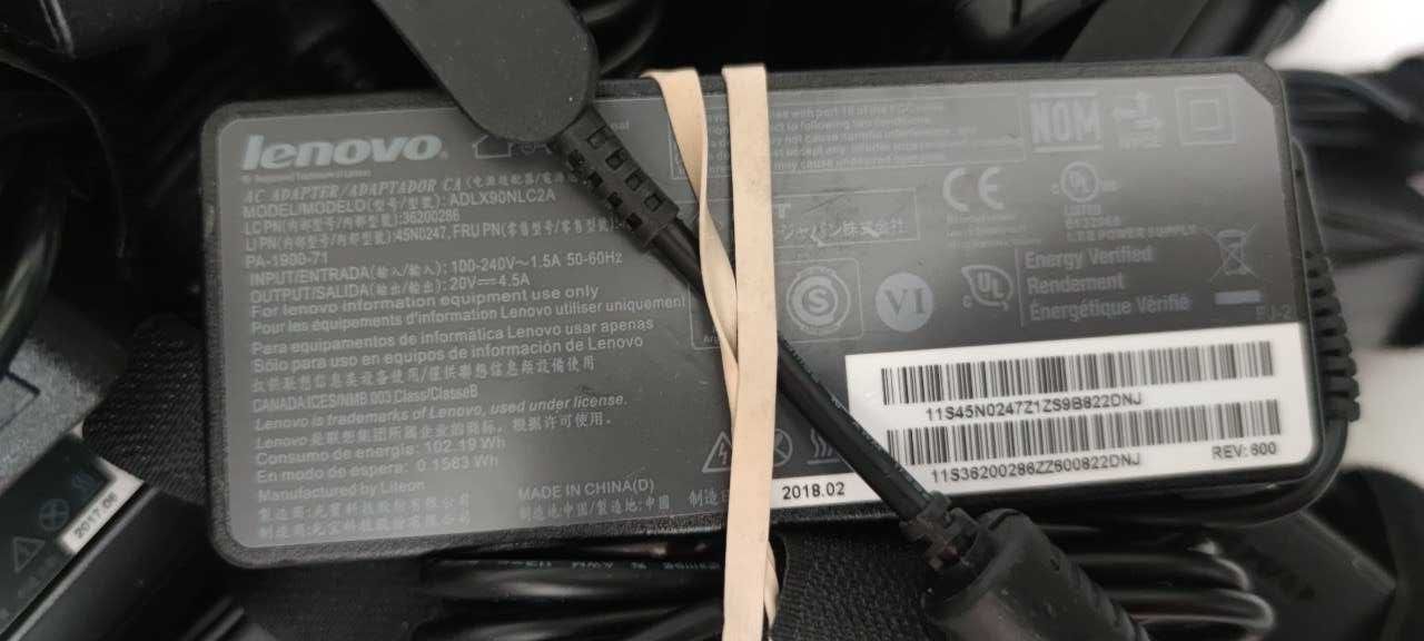 Lenovo 20v 4.5A 90W USB+pin Оригінальний блок живлення