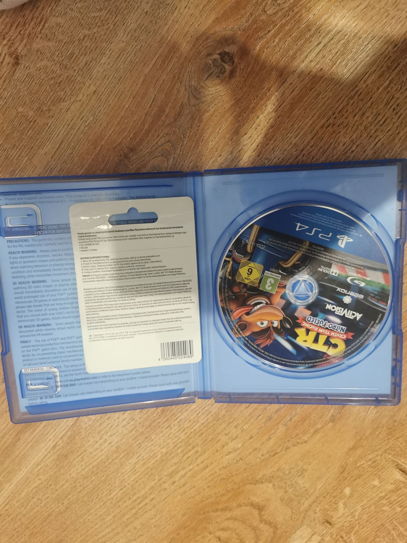 Gra ctr crash team Racing gra ps4 / ps5 sony playstation